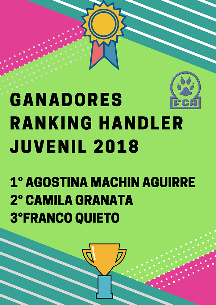 Ganadores Ranking Juvenil 2018