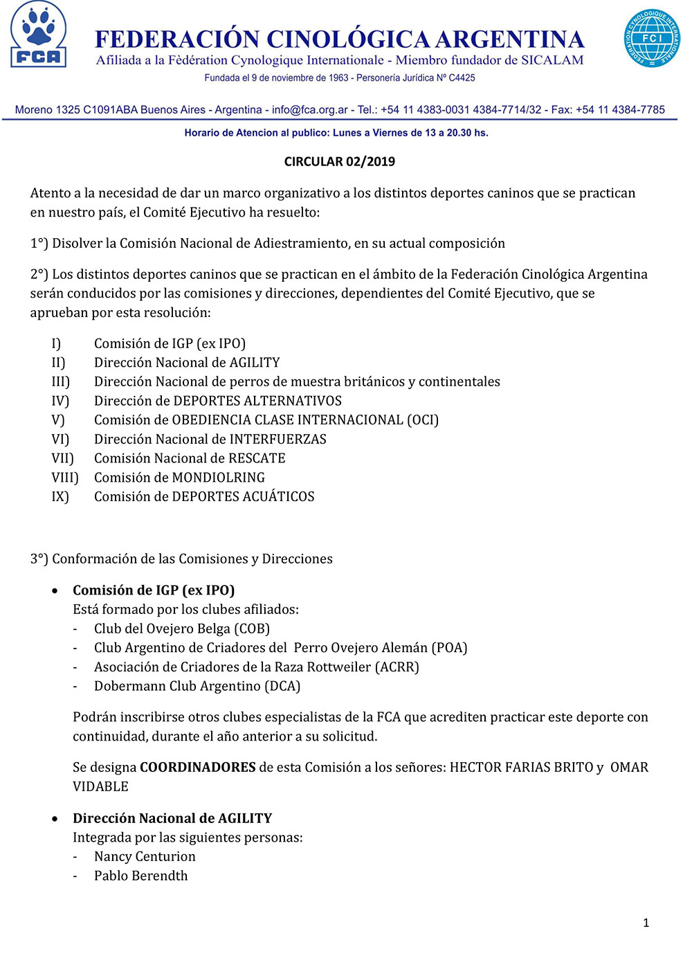 CIRCULAR 2 2019 Resolu 1