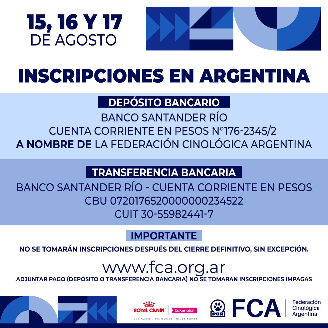 4 INSCRIPCIONES EN ARGENTINA